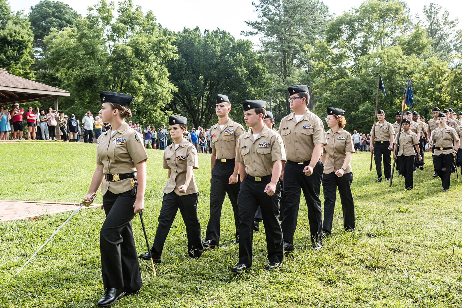 McDowell High NJROTC Hosts Summer Leadership Training Camp
